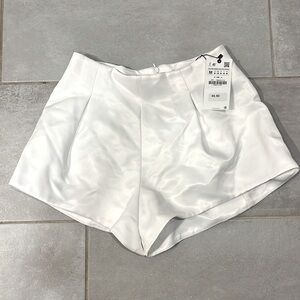 White Zara Dress Shorts